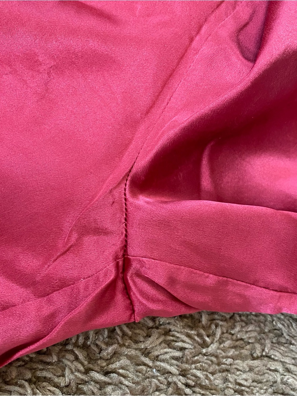 VTG Nordstroms Lingerie Rose Pink Silk Pajamas Set Top Pants Bottoms - Picture 15 of 15